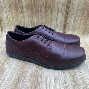 Birchbury Rockwell Men's Size‎ 12 Dress Shoes Leather Burgundy Oxfords Casual